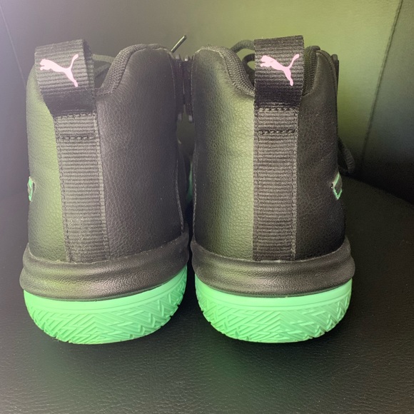 Puma Men's Legacy - Black Teal Green - Picture 2 of 4